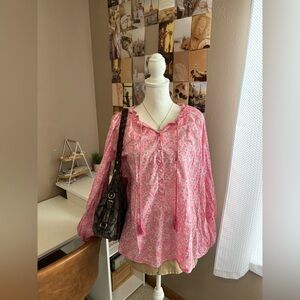 Emerson Fry India Collection Crocus Bardot top size Small